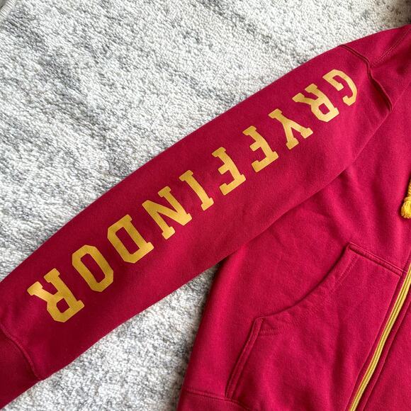 Harry Potter Gryffindor Zip Up Hoodie Size XS - Picture 6 of 10